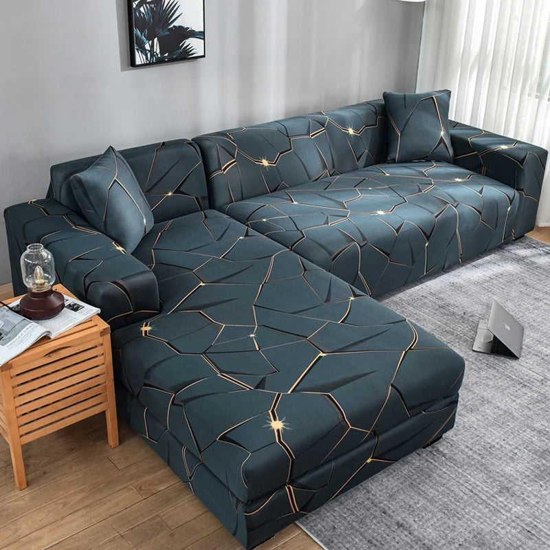 Elastic Sofa Cover 1/2/3/4 Seater L Shaped Corner Sofa Cover Protector for Living Room